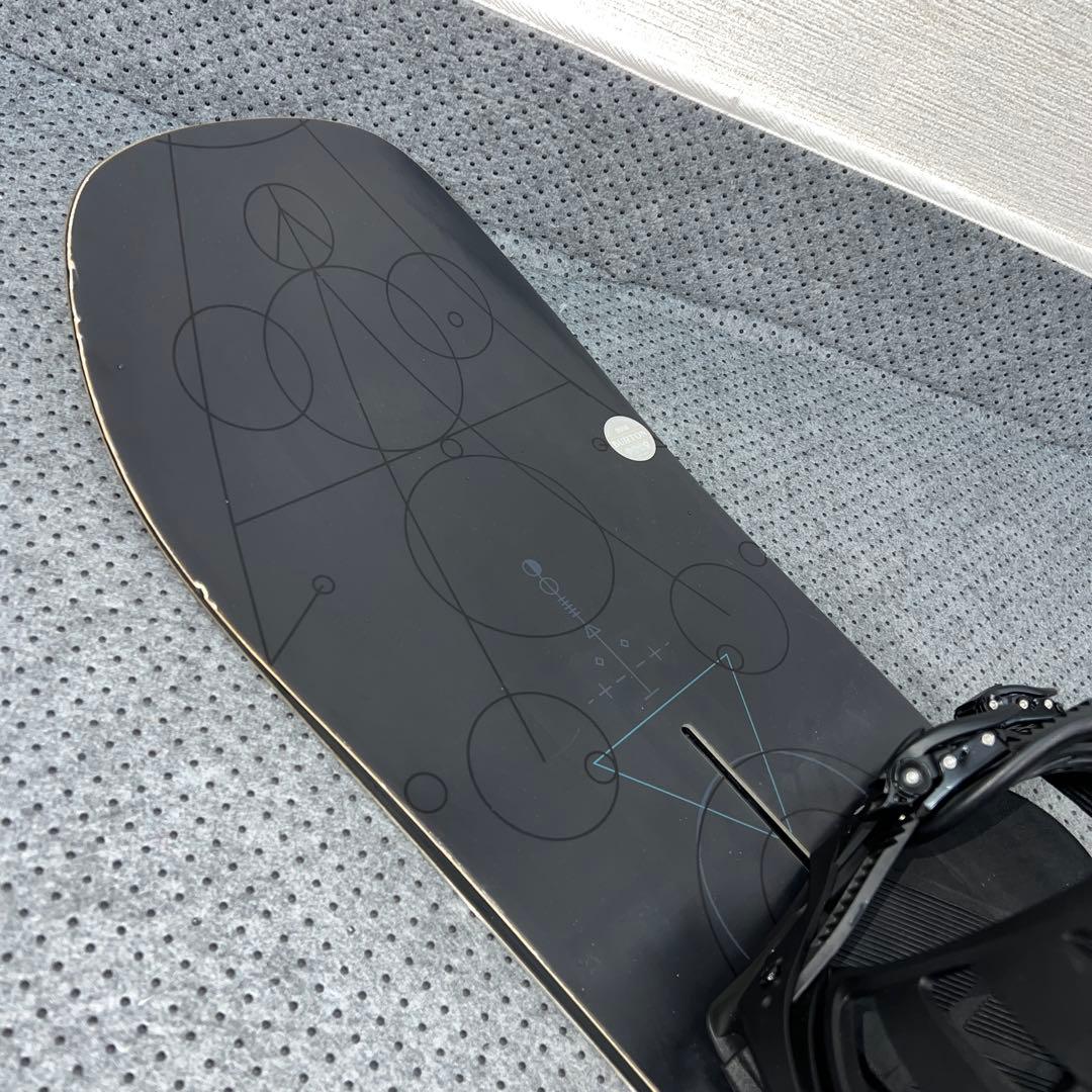 数回使用 154cm BURTON CUSTOM FV×MISSION Sサイズ