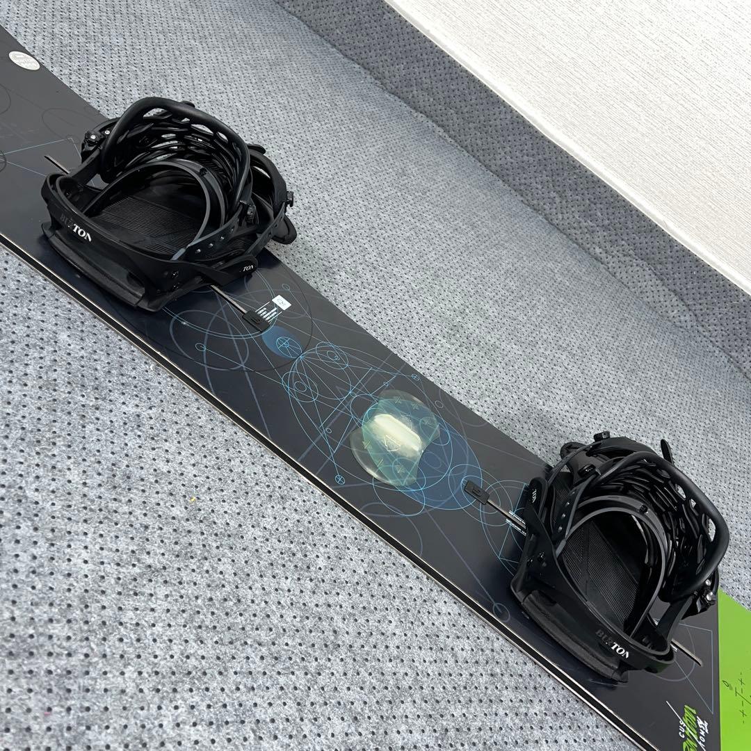 数回使用 154cm BURTON CUSTOM FV×MISSION Sサイズ