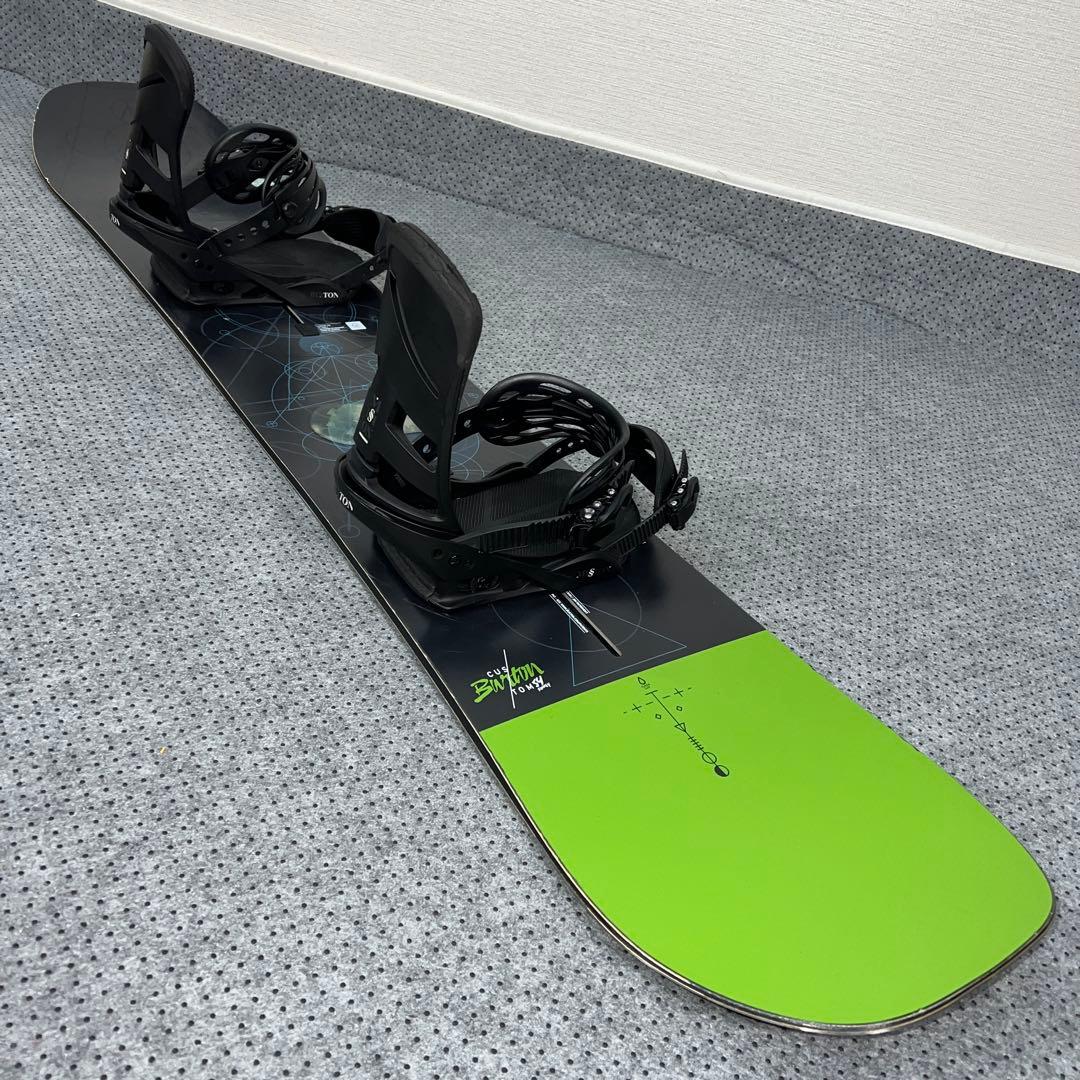 数回使用 154cm BURTON CUSTOM FV×MISSION Sサイズ