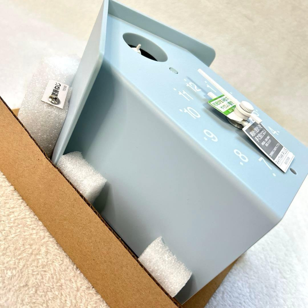 未使用　ふいごカッコー　ハト時計　クオーツ式　ふいご式鳩時計　ミズイロ
