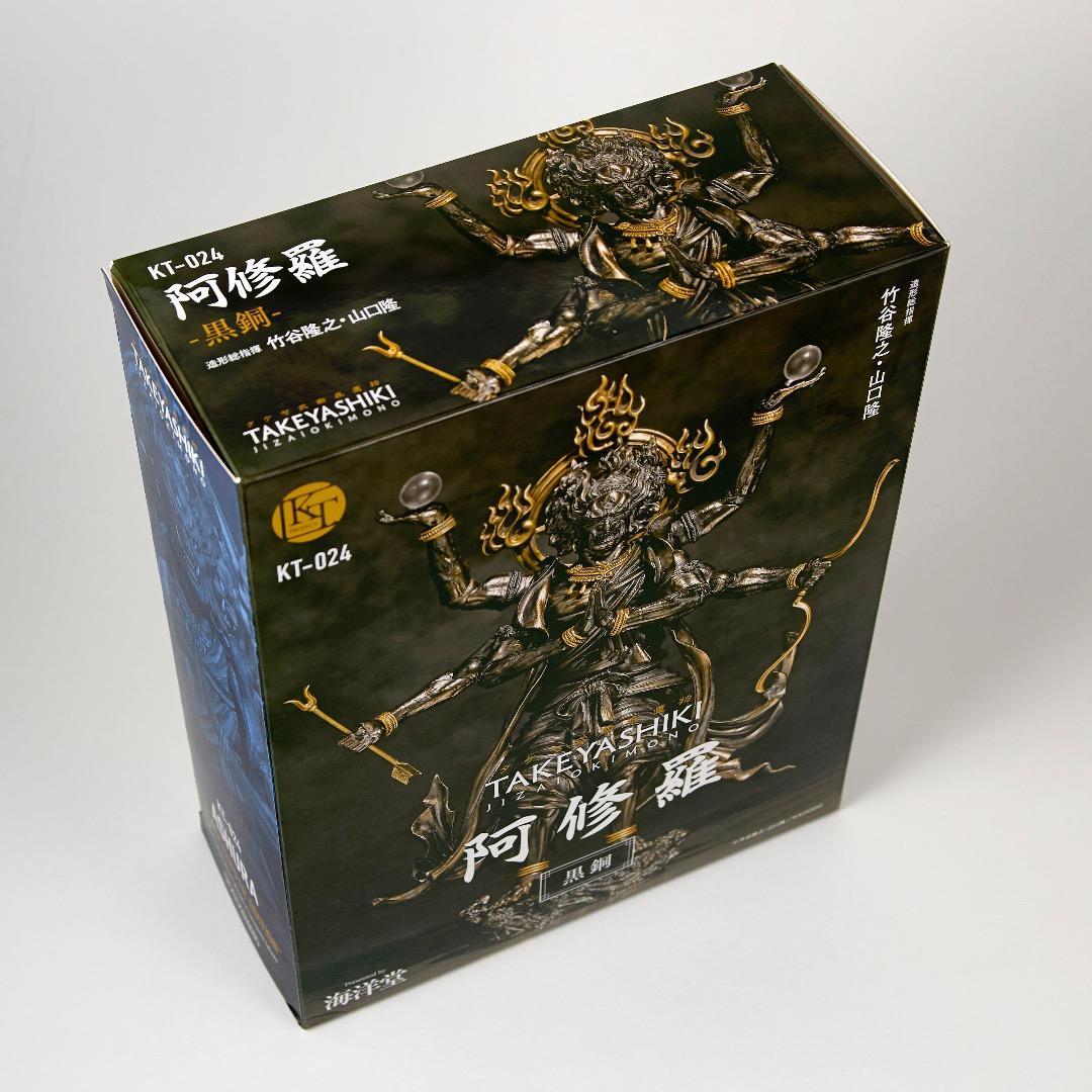阿修羅・黒銅　タケヤ式自在置物