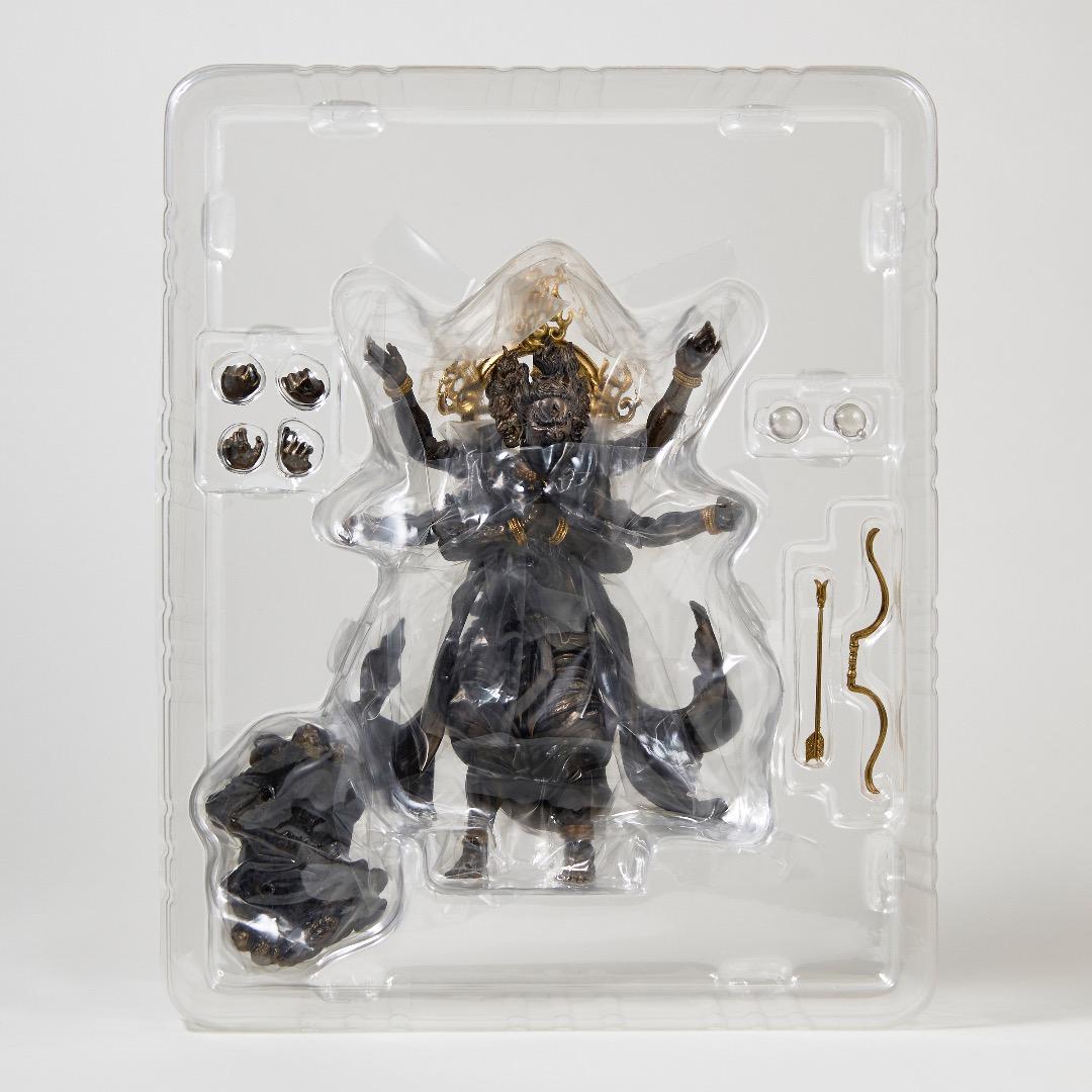 阿修羅・黒銅　タケヤ式自在置物