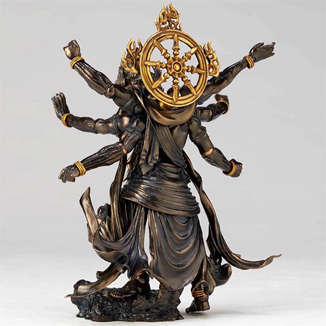 阿修羅・黒銅　タケヤ式自在置物
