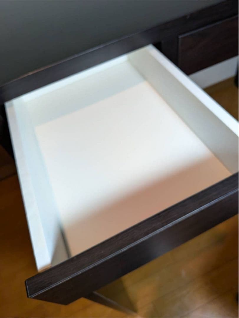 《送料込》IKEA ミッケ ブラック 作業机 学習机 デスク テーブル引出し