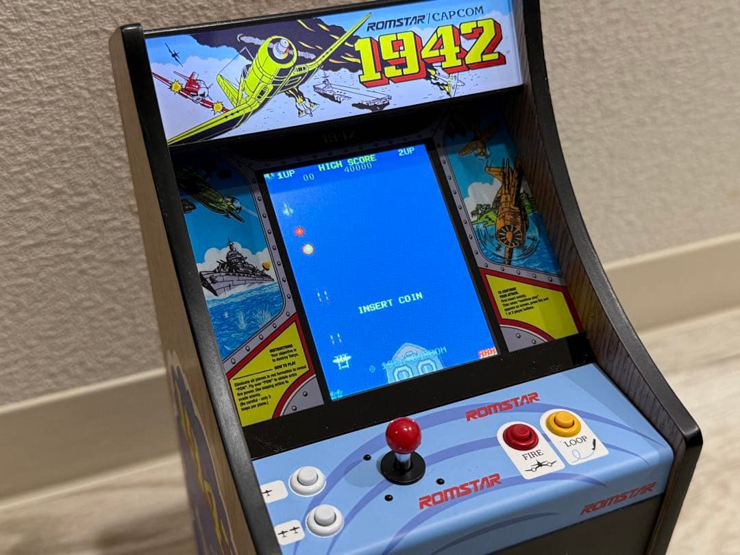(中古)CAPCOM 1942 1/6スケールミニアーケードゲーム機械