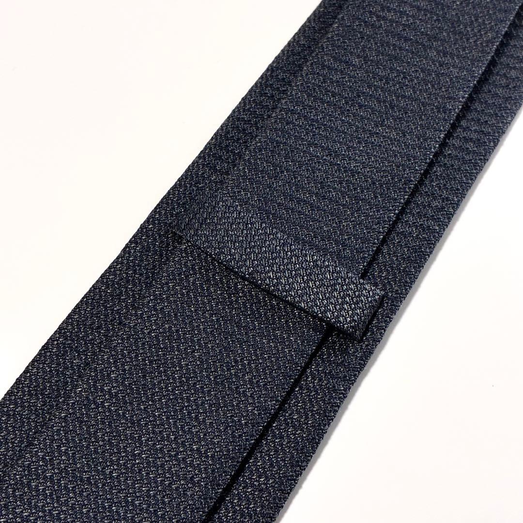 3698✨極美品✨エステーデュポン ネクタイ 無地 ソリッド ワンポイント ロゴ