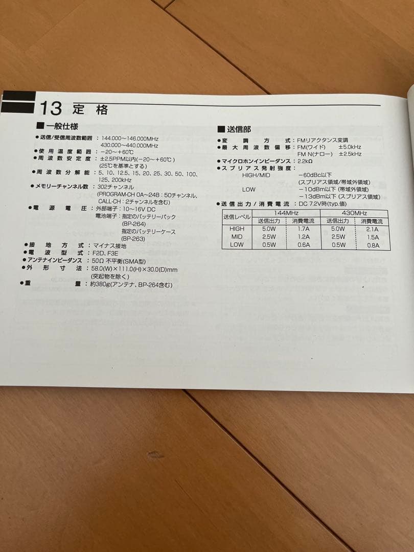 ICOM IC-T70 中古品