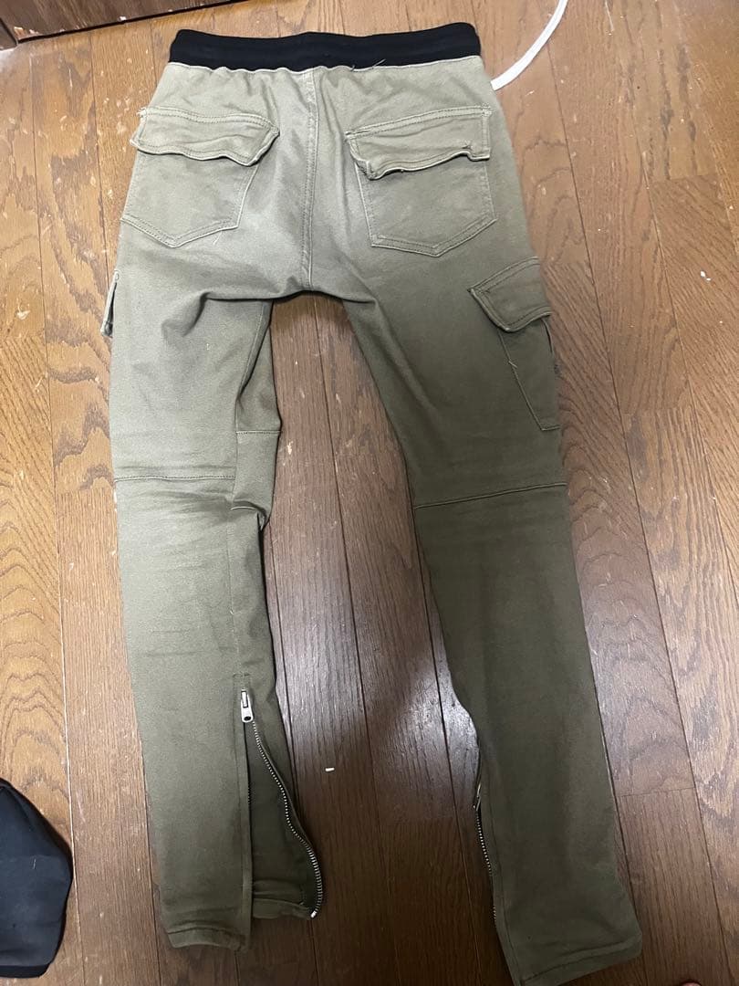 mnml カーゴパンツ　カーキ　xs