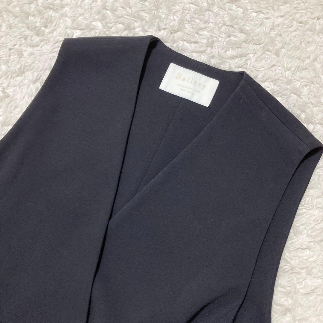 Ballsey ドライアムンゼン Vネックジレ ネイビー 36 トゥモローランド