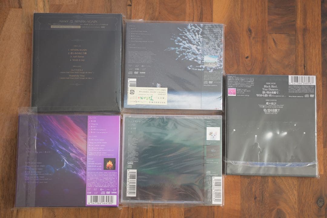 Aimer CD5枚セット, SPARK AGAIN,Tiny Dancer 他