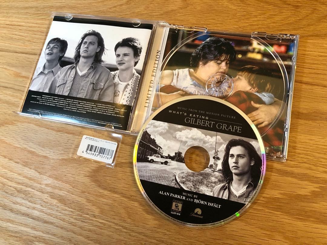 【美品】 ギルバート・グレイプ　サウンドトラック CD　全世界1000枚限定盤