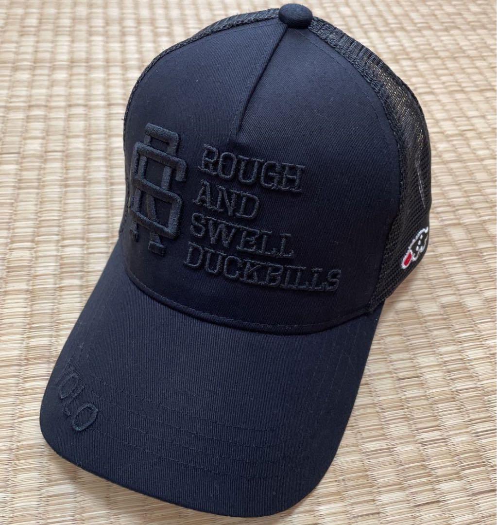 ラフ＆スウェル　ゴルフブラックメッシュキャップ　新品未使用　フリーサイズ