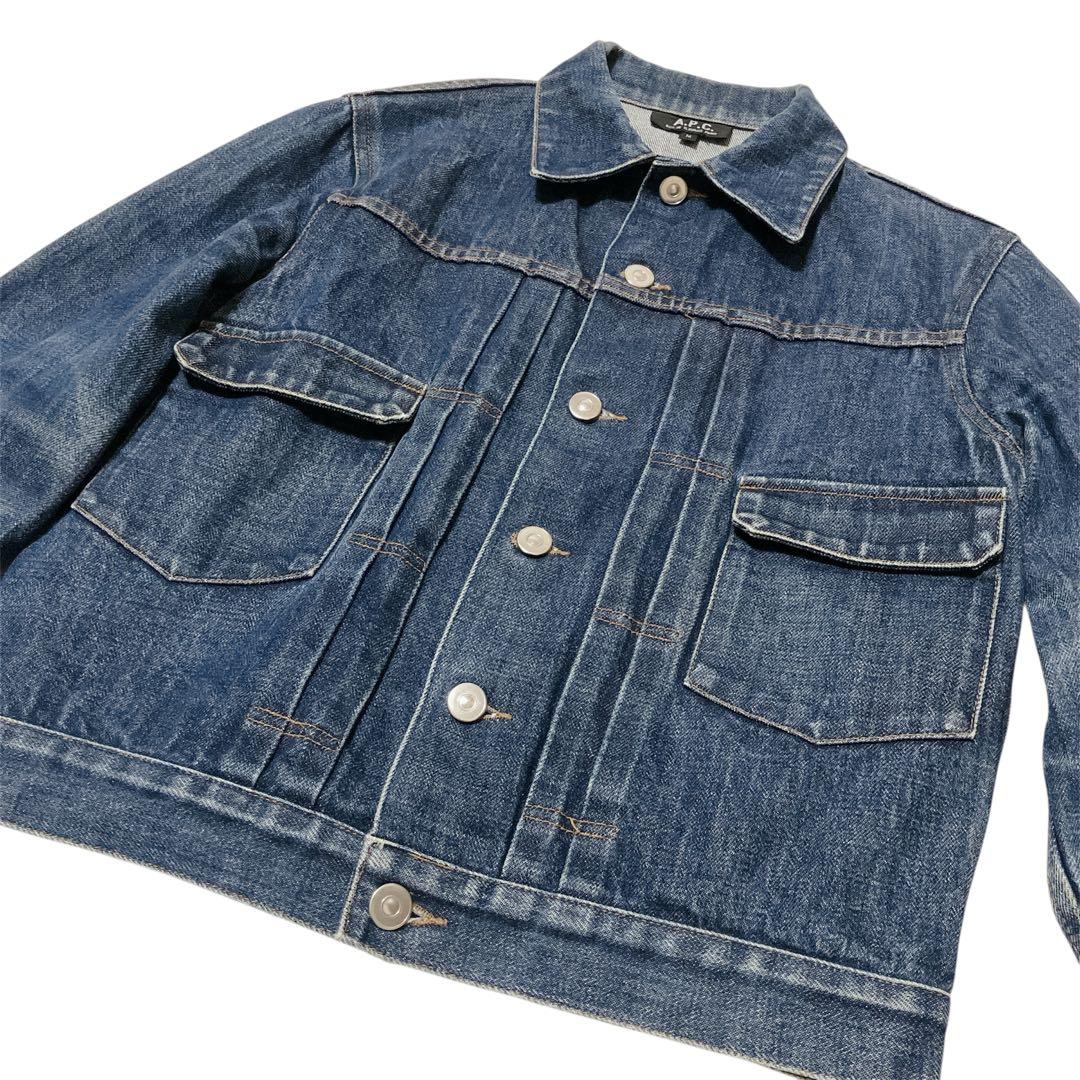 A.P.C 90s ヴィンテージ　2nd赤耳 デニムジャケット　日本製　蜂の巣
