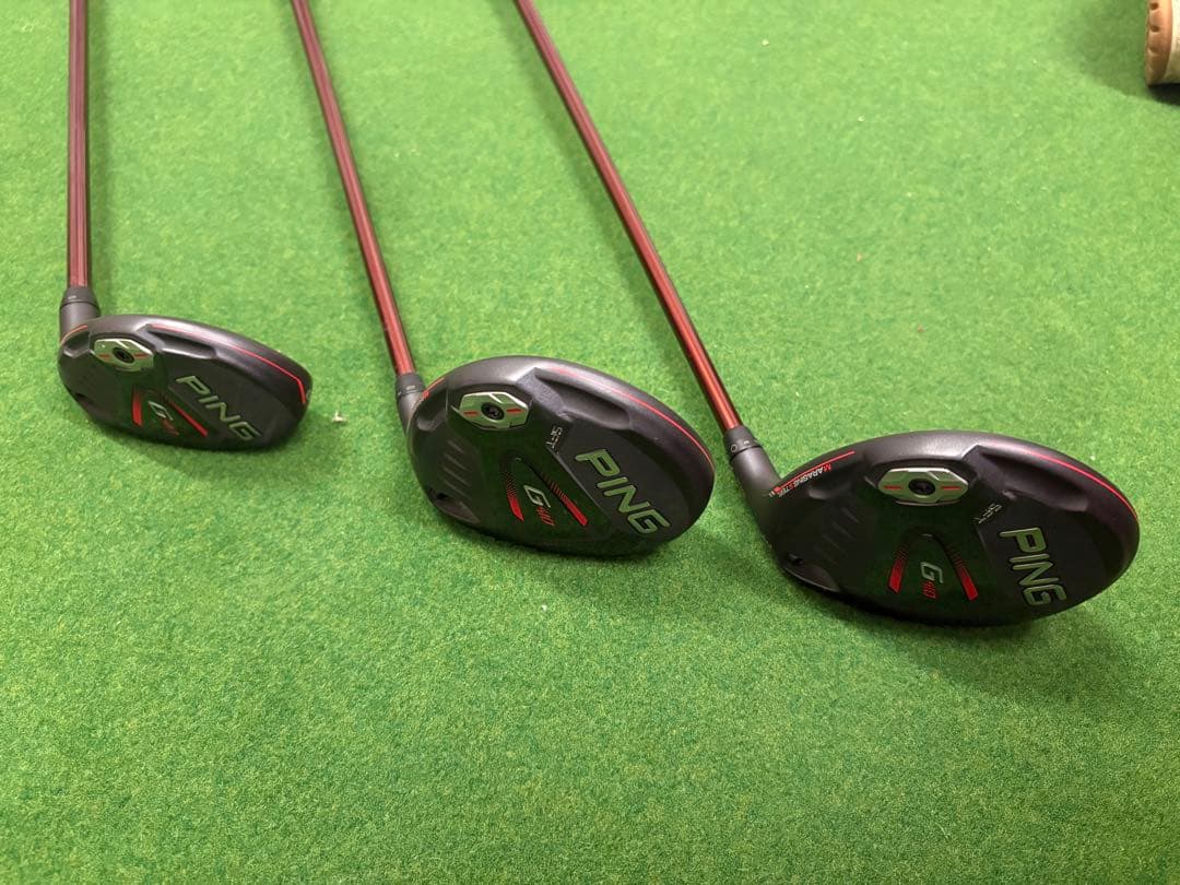 PING G410 フェアウェイウッド & ユーティリティ3本セット