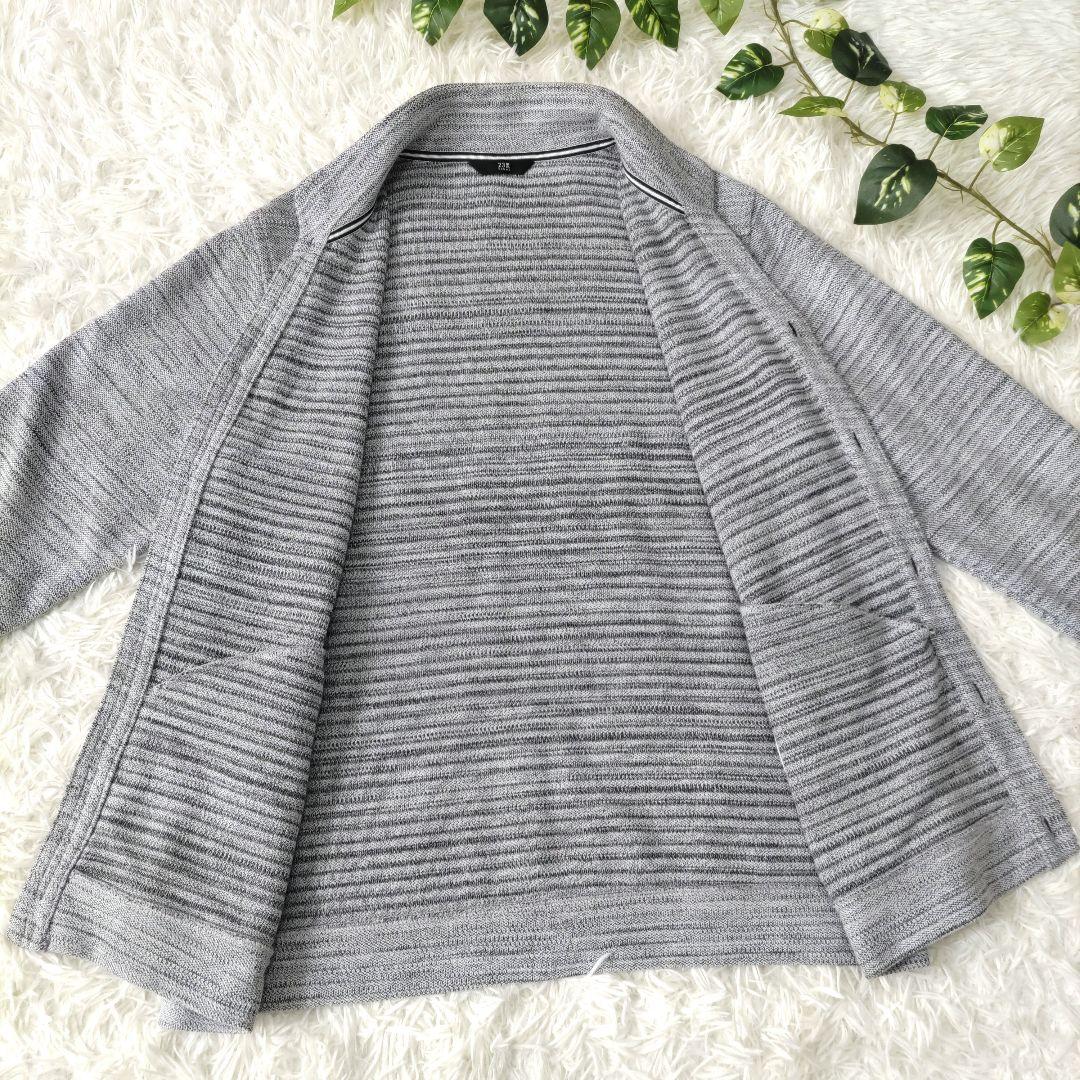 【未使用】23区HOMME　カットジャケット　サイズ50(XL)　グレー
