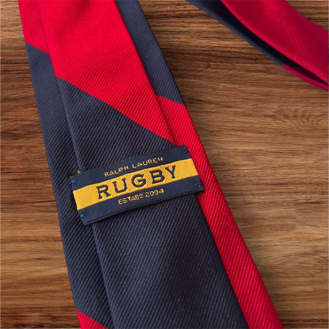 Ralph Lauren Rugby ストライプネクタイ
