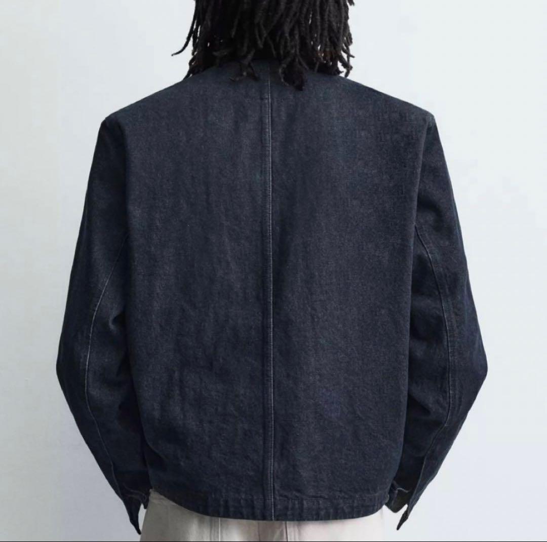 【新品未使用】ZARA デニムトグルボタンジャケット S