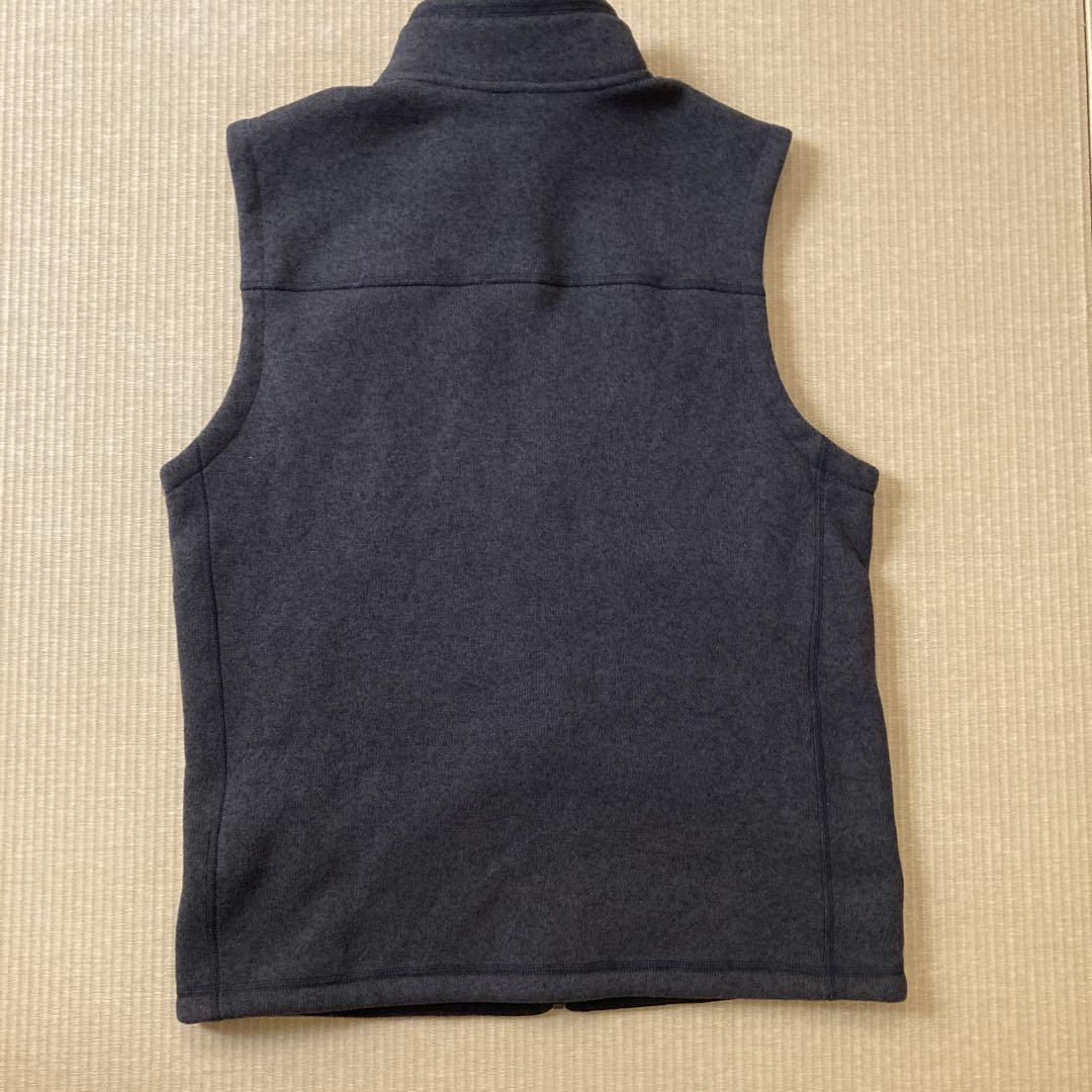 【ザ・ノースフェイス】フリースベスト　M ダークグレー　刺繍ロゴ　美品
