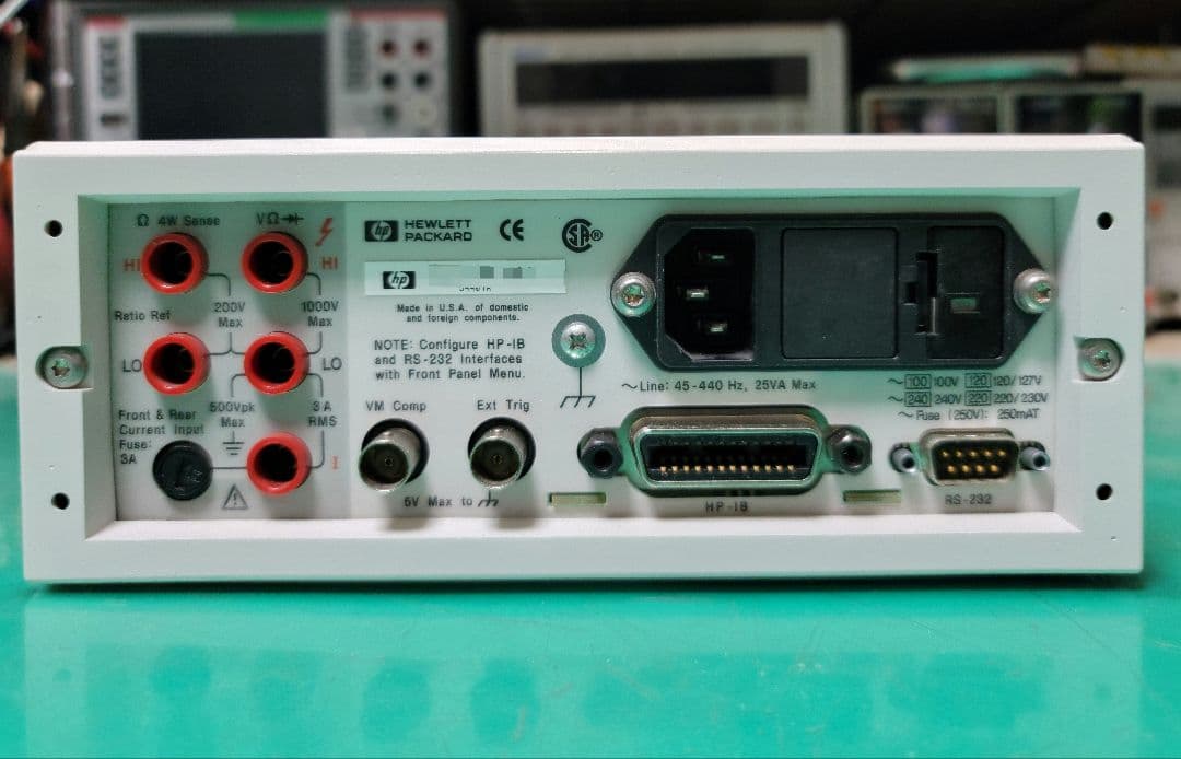 HP 34401A 6.5桁 DIGITAL MULTIMETER ソリッド仕様