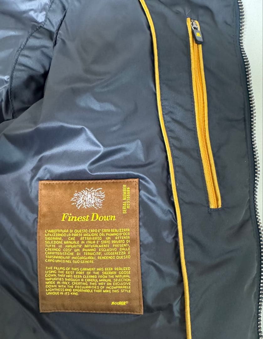 【美品】MOORER FIRE-WK ムーレー ダウンベスト 46