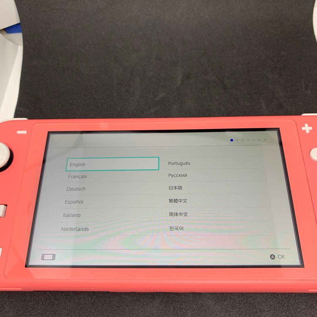 Nintendo Switch Lite コーラルピンク　任天堂　スイッチライト