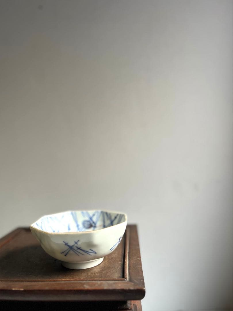 【samasama様リクエスト】172 骨董 古伊万里 松葉に寿紋向付 3点