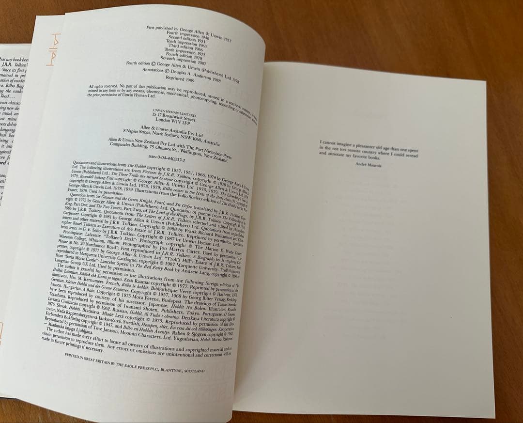 The Annotated Hobbit Tolkien 洋書 美品