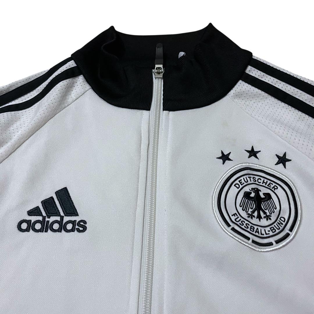 adidasドイツ代表ジャージM白黒赤トラックジャケット2014モデルy2k