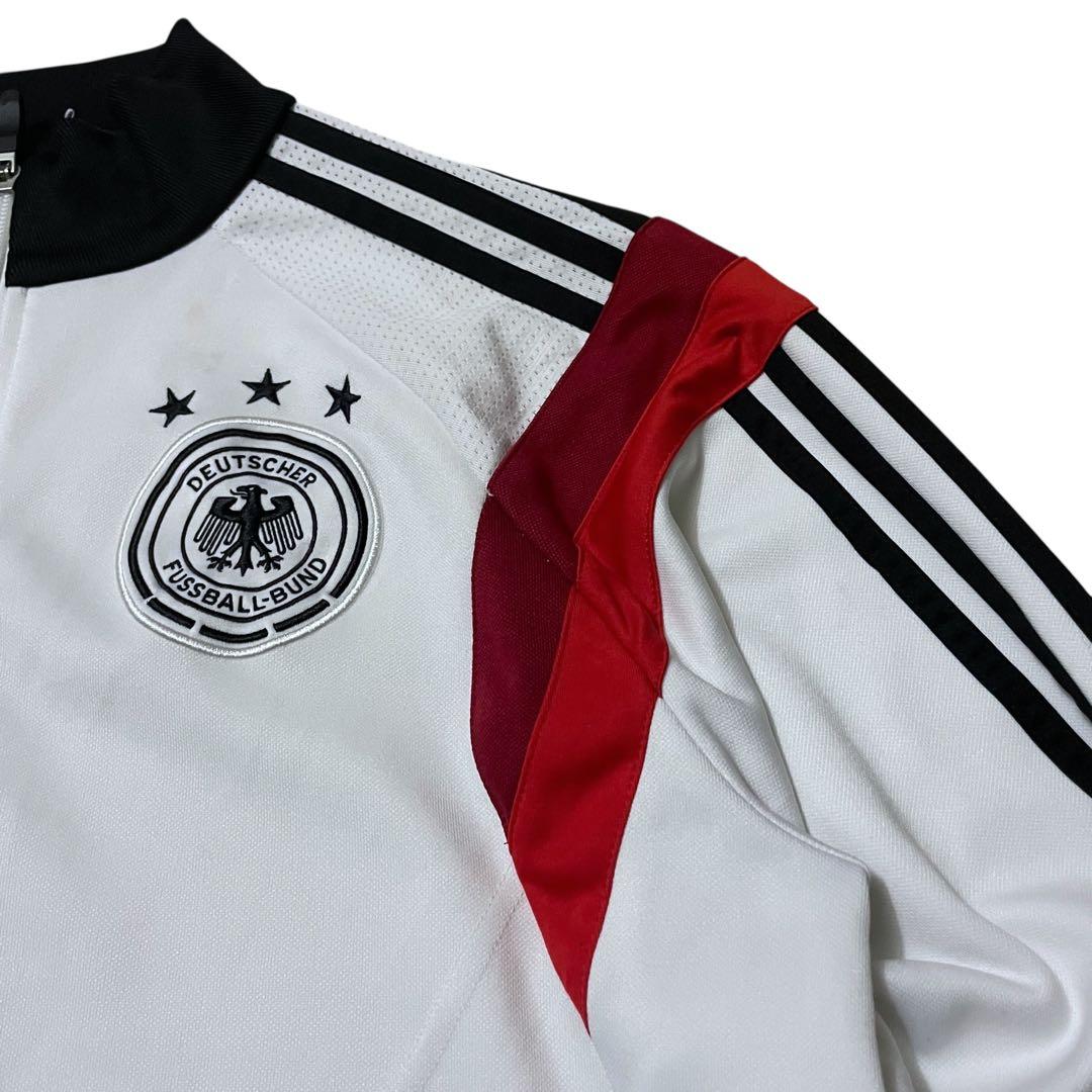 adidasドイツ代表ジャージM白黒赤トラックジャケット2014モデルy2k