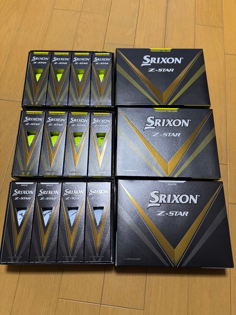 お得セット！新品　スリクソンSRIXON　 Z-STAR 3ダース