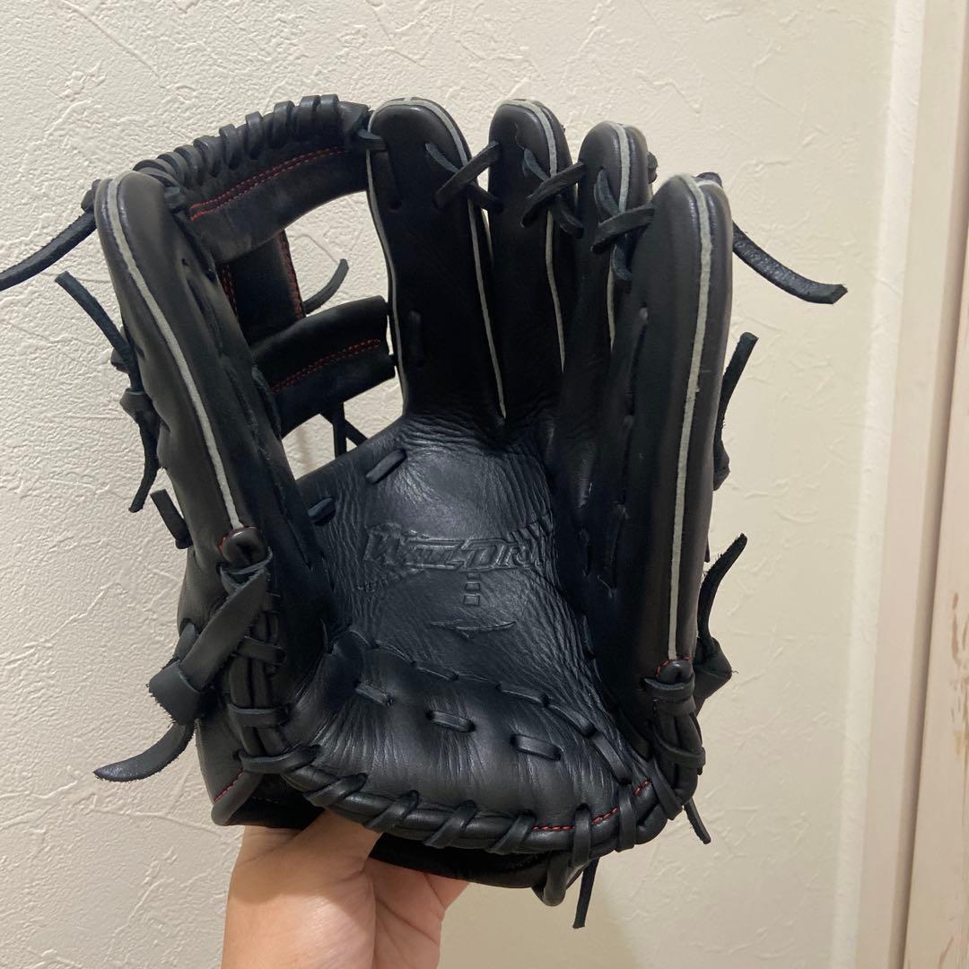 ミズノ　型付け済み　軟式グローブ