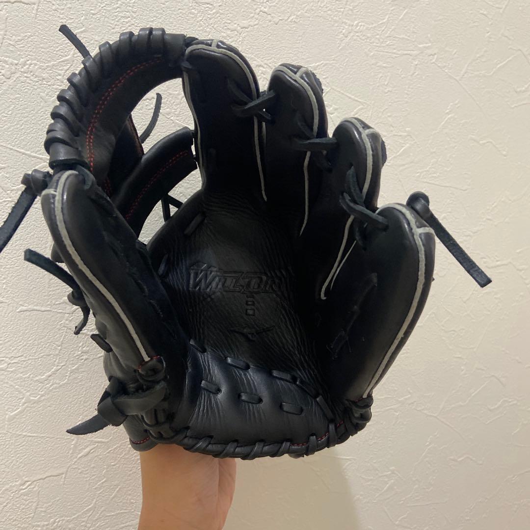 ミズノ　型付け済み　軟式グローブ