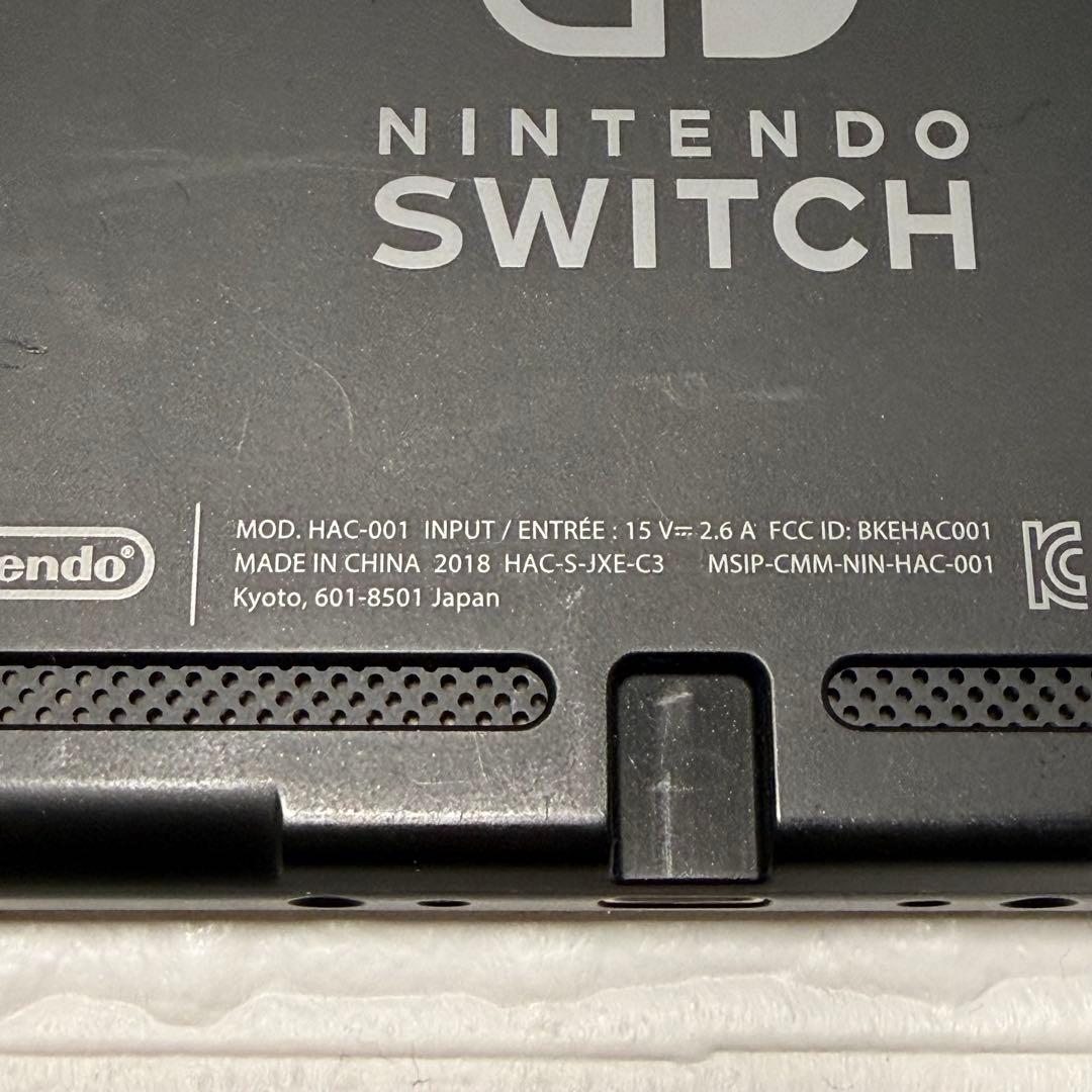ニンテンドースイッチ HAC-001 2018年製 本体のみ 動作確認済み 美品