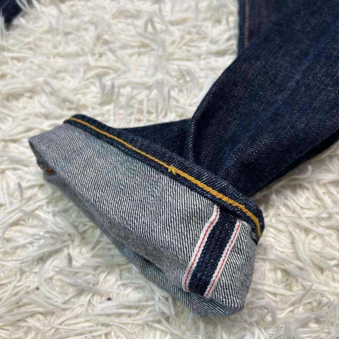 EVISUエビス No.2 Lot 2000 デニムパンツ カモメ　刺繍　濃紺