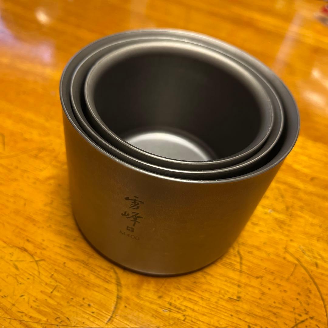  peak 雪峰　スタッキングマグ　M 3個セット　スノーピーク