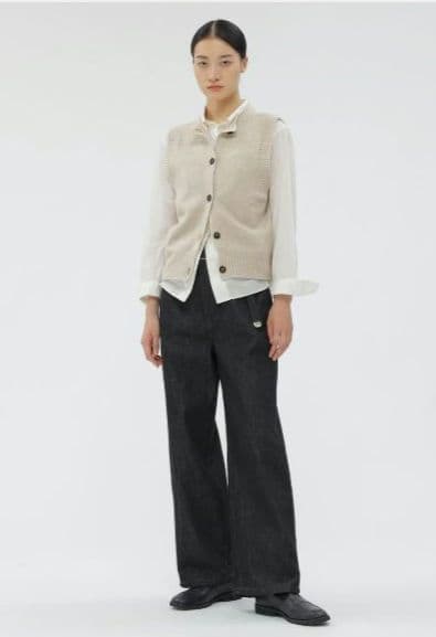【25AW】マーガレットハウエル 毛、カシミヤ ベスト 2