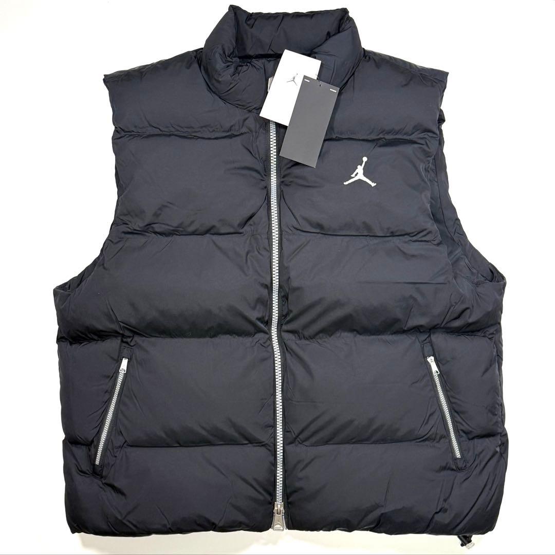 ナイキ　ジョーダン　エッセンシャル　パデッド　ダウンベスト　2XL 黒　ブラック