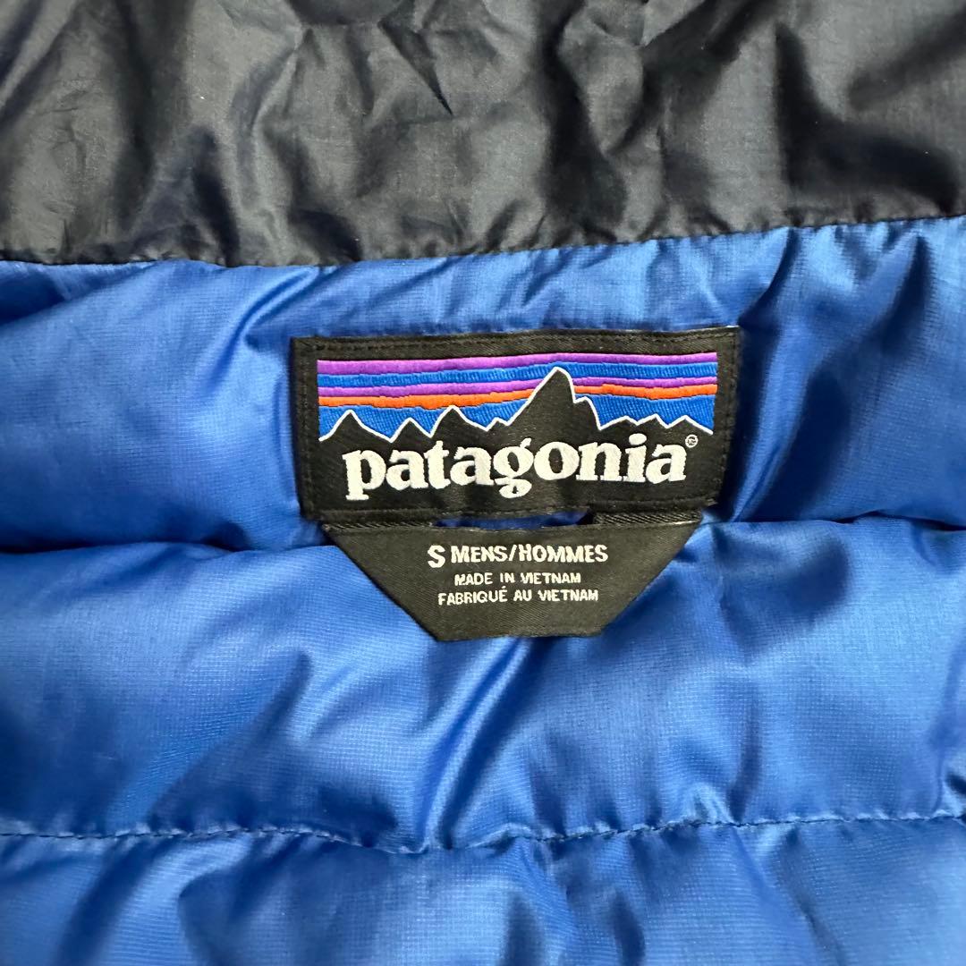 patagonia ダウンベスト ネイビー