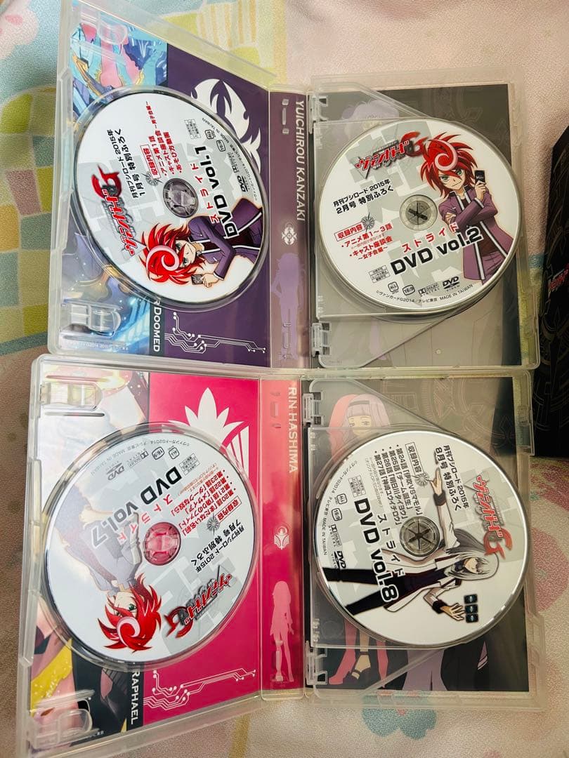 カードファイト　ヴァンガードG DVD 月刊ブシロード付録　BOX、コミック付