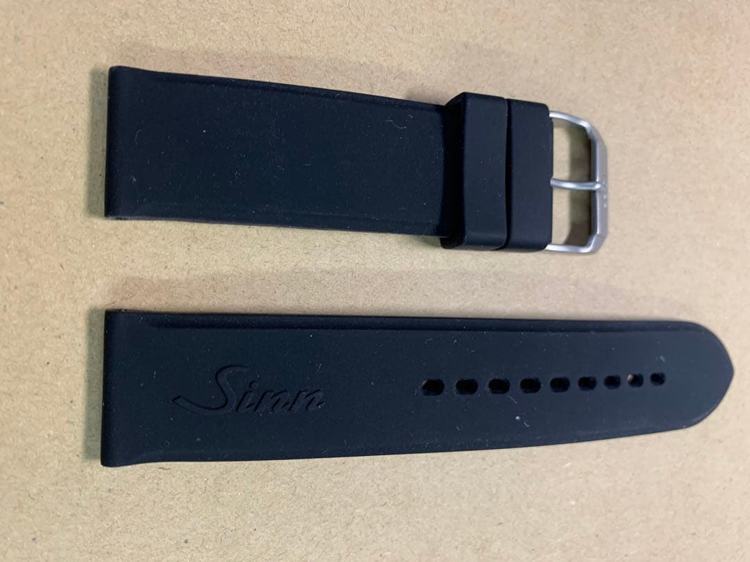 Sinn ジン純正ラバーベルト 22mm 美品
