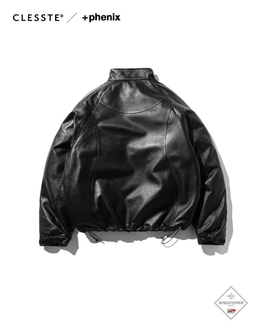クレスト +phenix WINDSTOPPER レザージャケット2