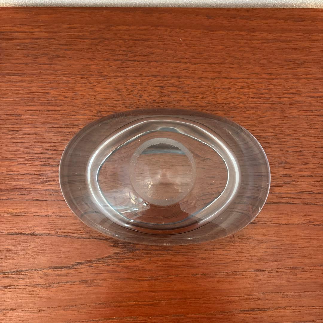 北欧ヴィンテージ　ホルムガード　ガラス小物入れc デンマーク