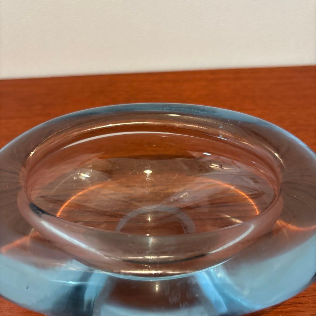 北欧ヴィンテージ　ホルムガード　ガラス小物入れc デンマーク