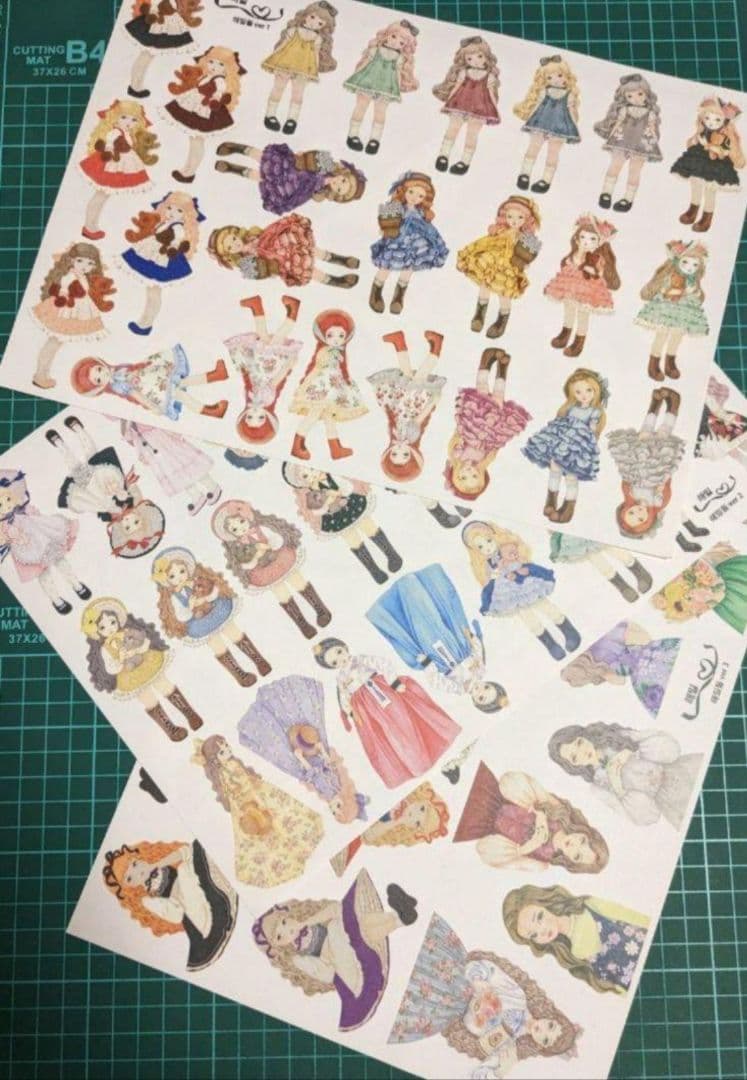 Sale! hamil doll デザインペーパー A4サイズ