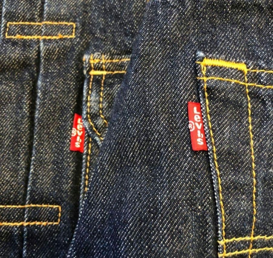 リーバイス 2ND トラッカーJKT S 501 セットアップ 濃紺 W31