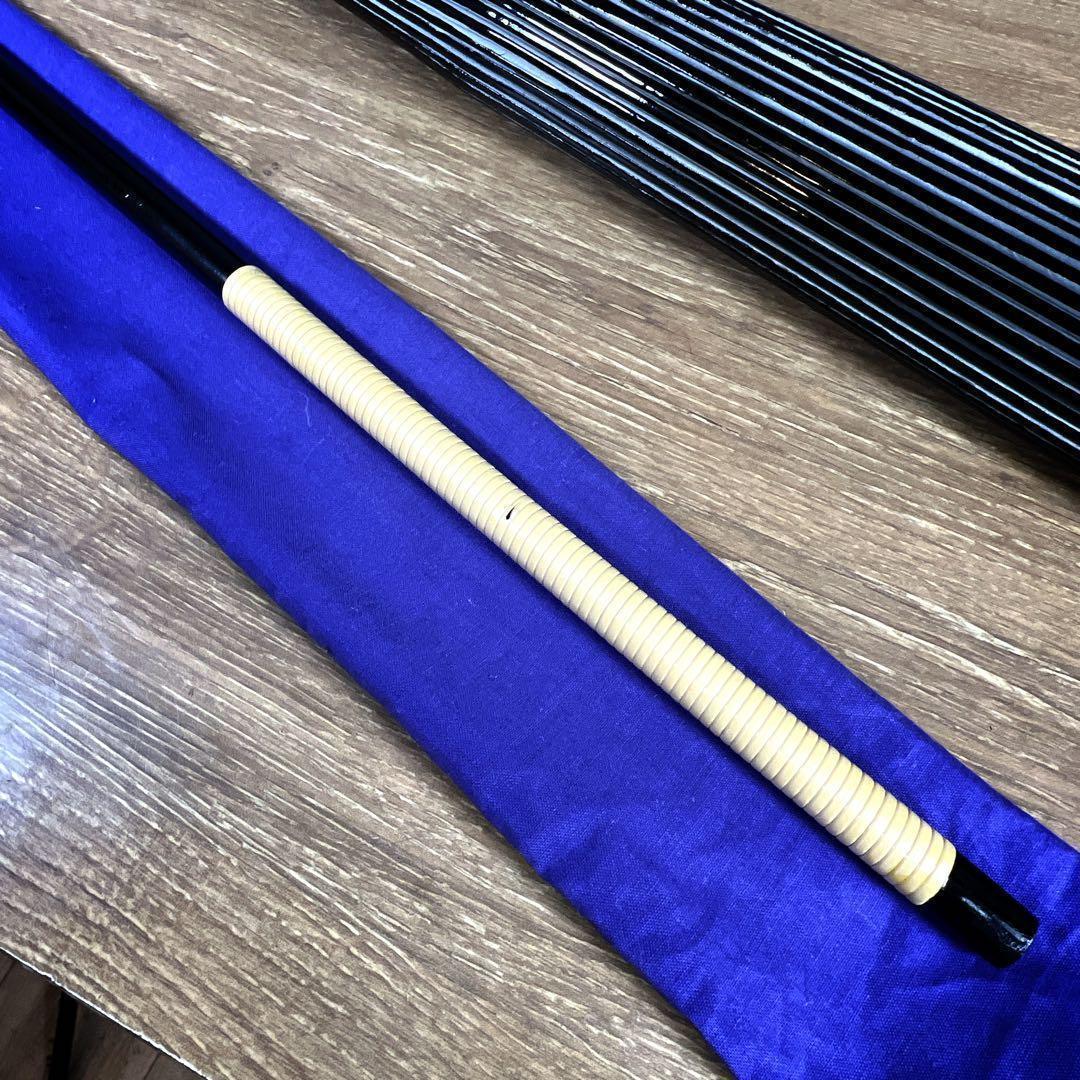 kaname⑤【美品】舞踊傘　番傘　蛇の目傘　白　無地　２本継　日本舞踊