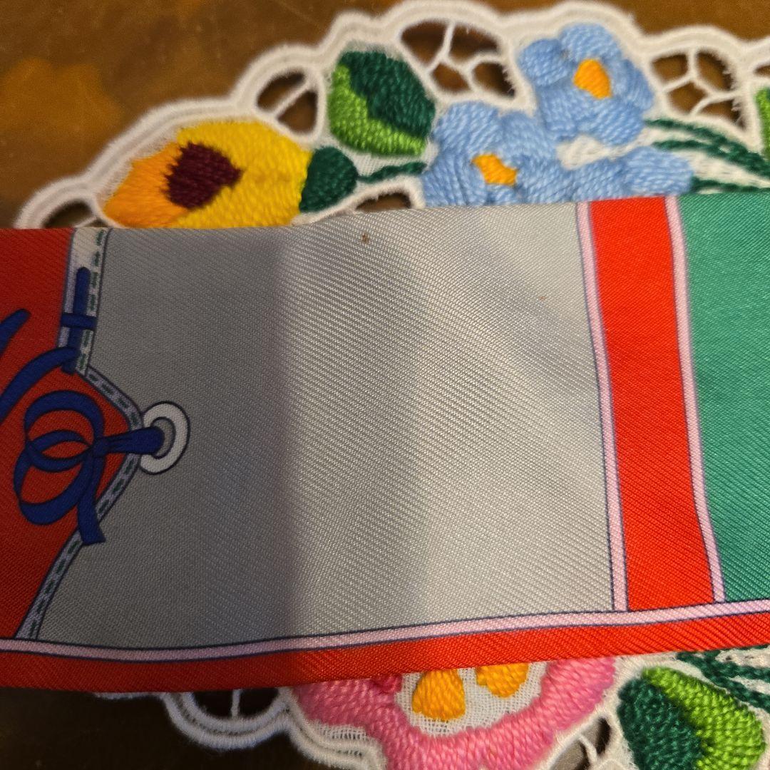 エルメス ツイリー Camails カマイユ 馬具 マルチカラー シルク