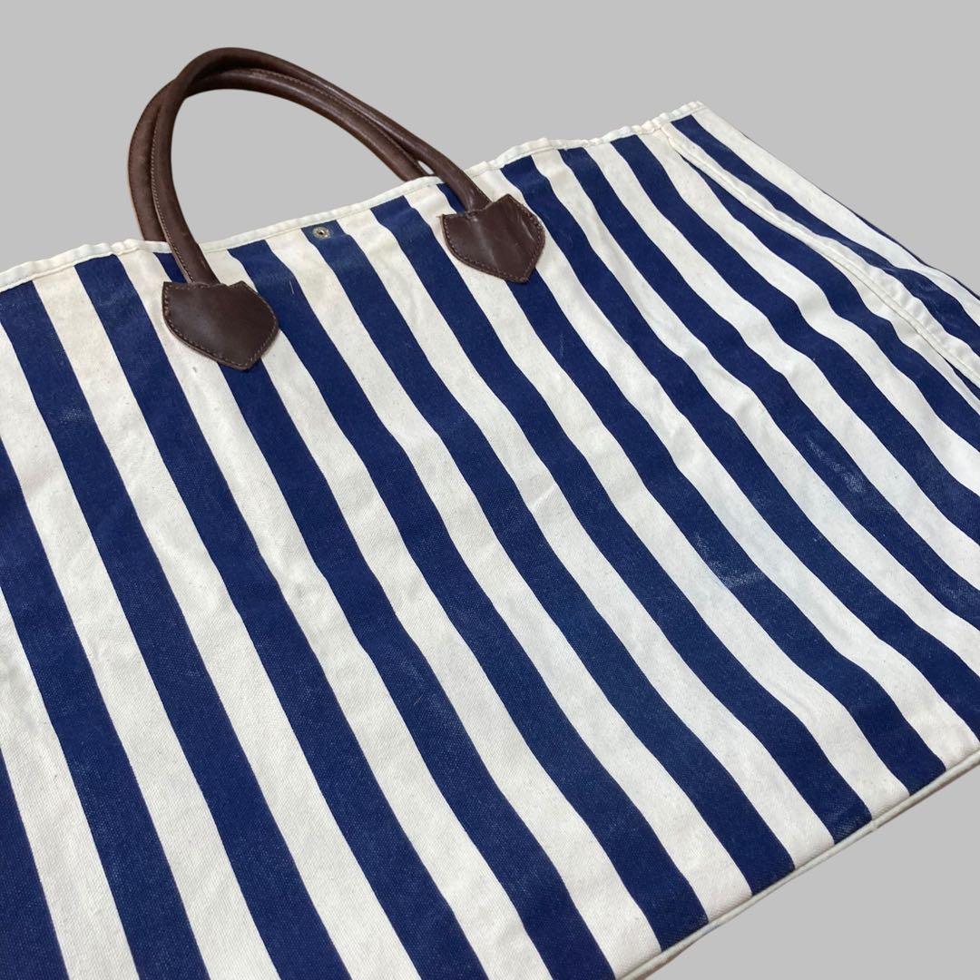 【EMPORIO ARMANI】STRIPE BIG TOTE BAG 2956