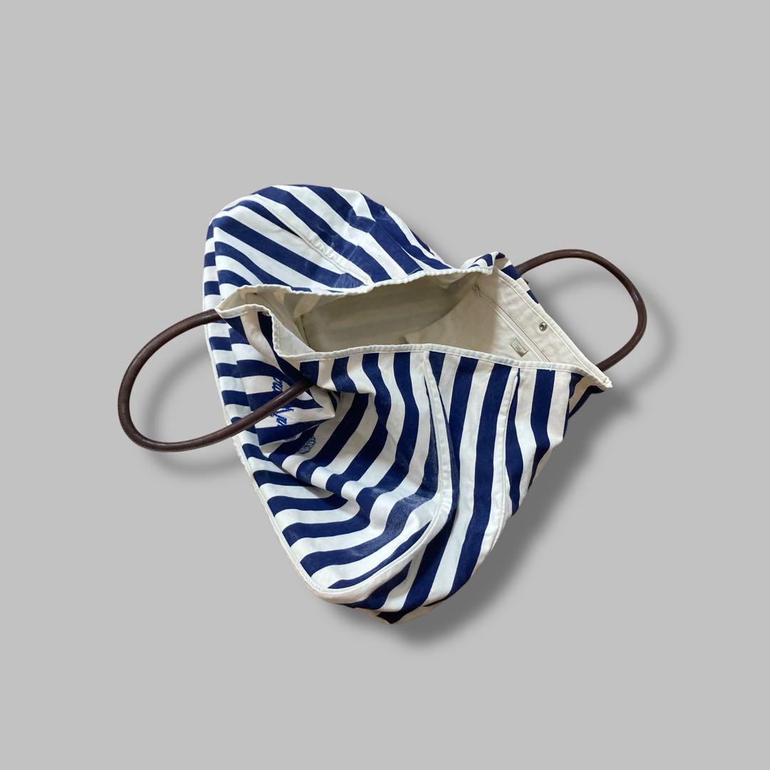 【EMPORIO ARMANI】STRIPE BIG TOTE BAG 2956