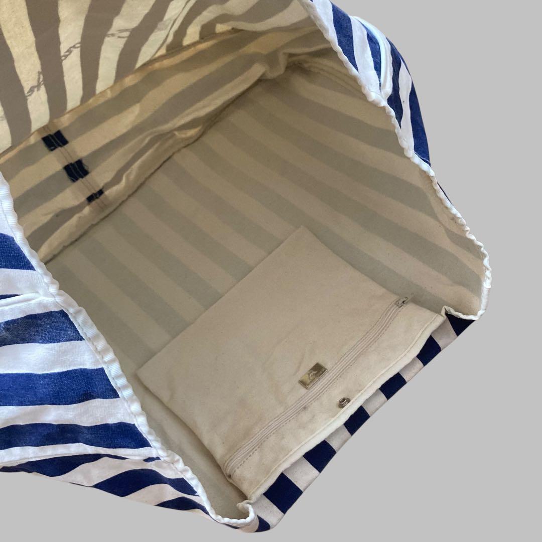 【EMPORIO ARMANI】STRIPE BIG TOTE BAG 2956